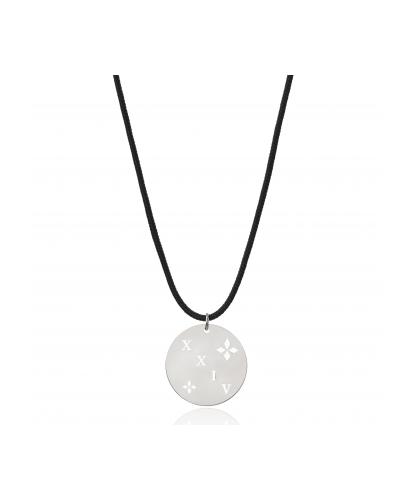 ENASTRON - NECKLACE _ S925 WHITE GOLD COLOUR