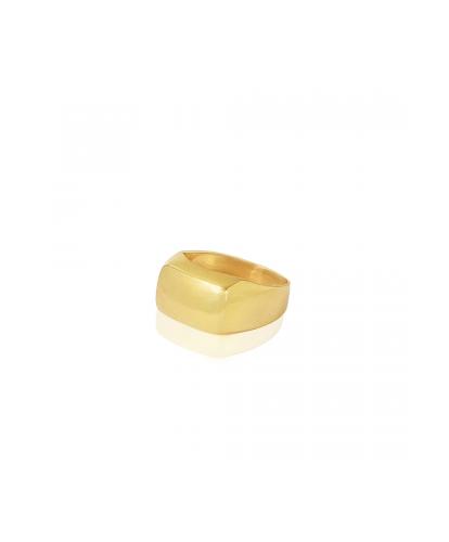 ARSENIS _ ORTHOGONIA SYMMETRIA YELLOW GOLD RING _MM1