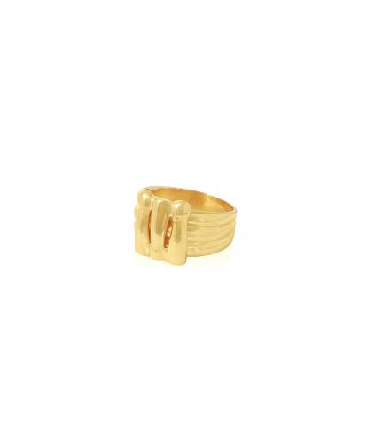 ARSENIS _ ECHOS 1 YELLOW GOLD RING _MM1