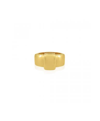 ARSENIS _ ORTHOGONIA SYMMETRIA YELLOW GOLD RING _MM3 