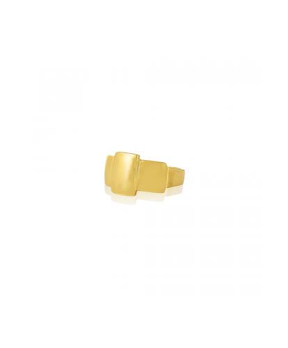 ARSENIS _ ORTHOGONIA SYMMETRIA YELLOW GOLD RING _MM3 