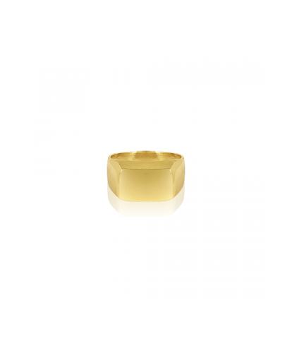 ARSENIS _ ORTHOGONIA SYMMETRIA YELLOW GOLD RING _MM1