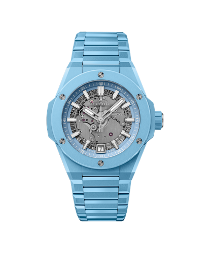456.EX.5120.EX_PR_L BIG BANG INTEGRATED TIME ONLY SKY BLUE CERAMIC 40MM _ Hublot _ Chrono Vildiridis