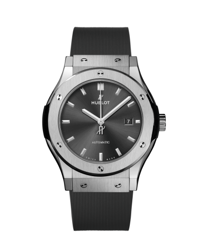 CLASSIC-FUSION-TITANIUM-RACING-GREY-ON-RUBBER-42-MM _ hublot _ CHRONO VILDIRIDIS 